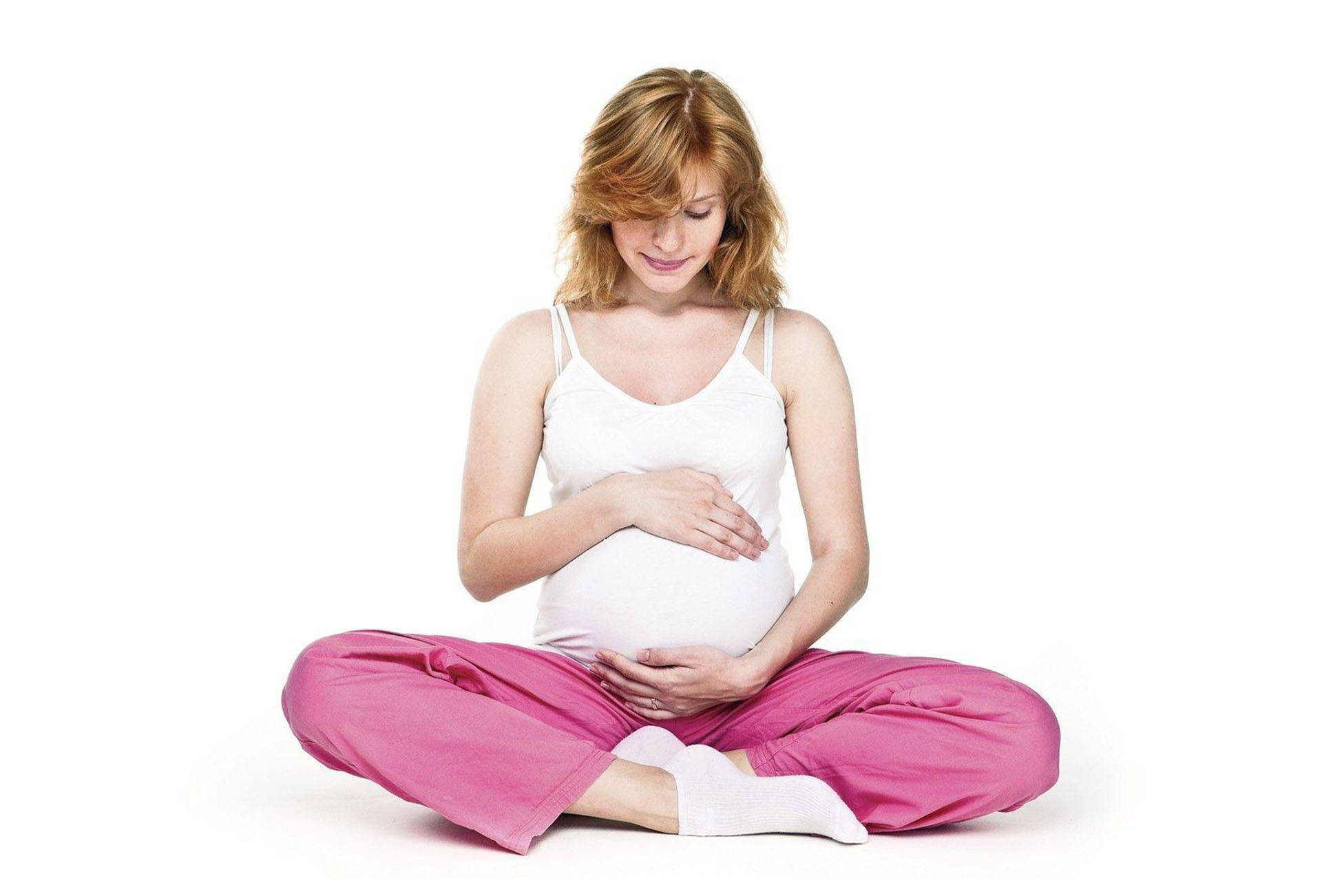 Pregnant Yoga Pose