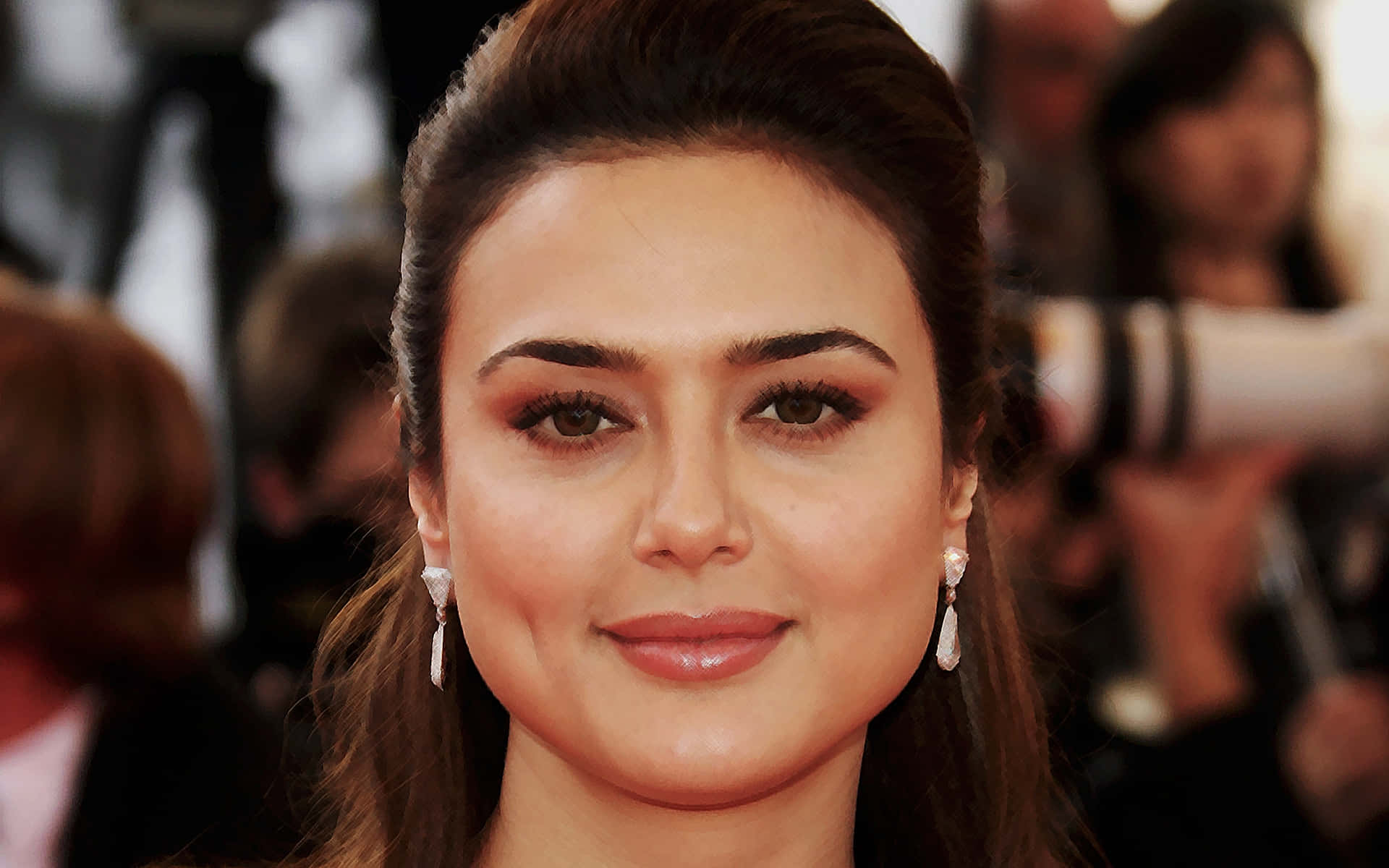 Preity Zinta Neutral Face Background