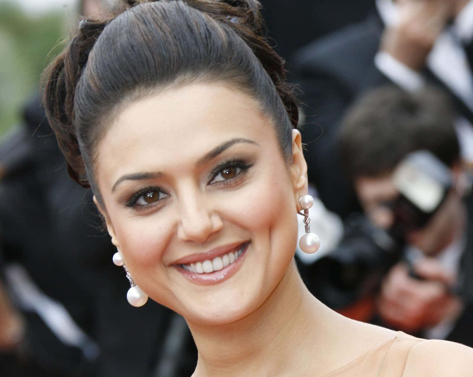 Preity Zinta Tube Dress Background
