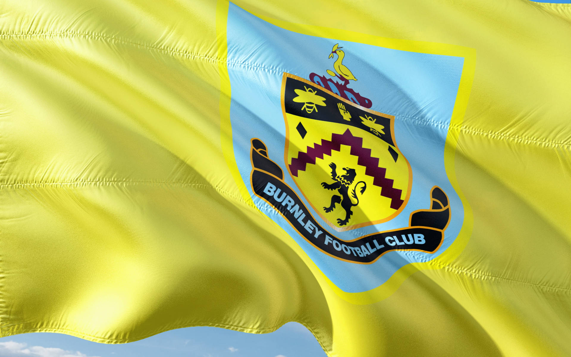 Premier League Burnley Fc Flag Background
