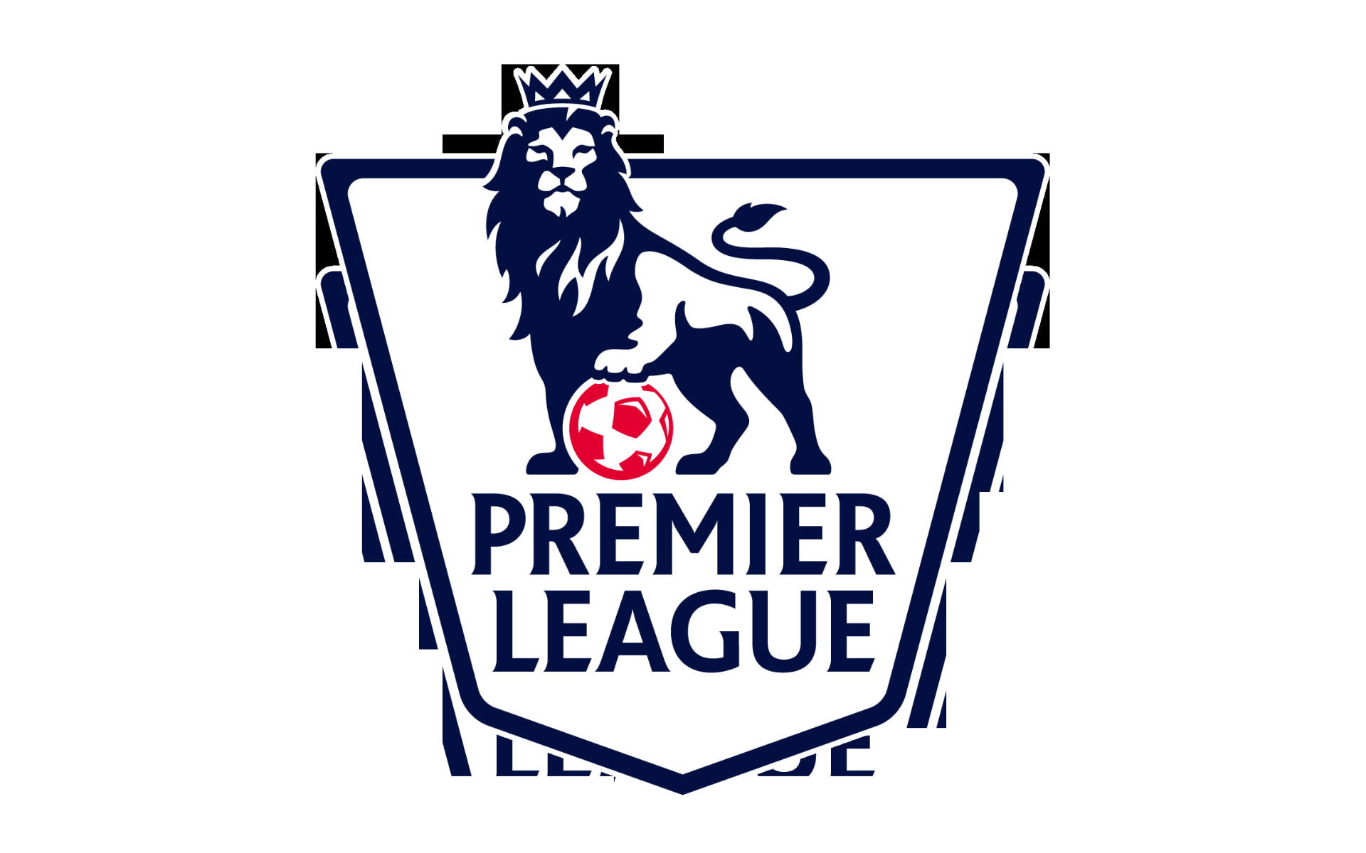 Premier League Emblem In White