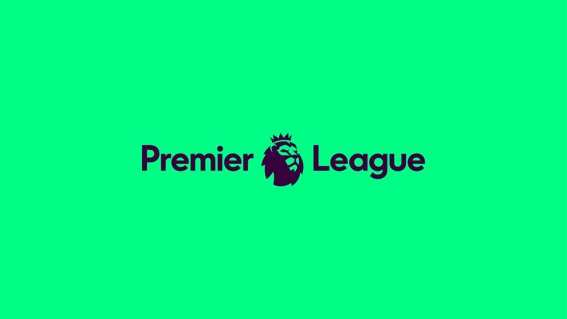 Premier League In Green Background