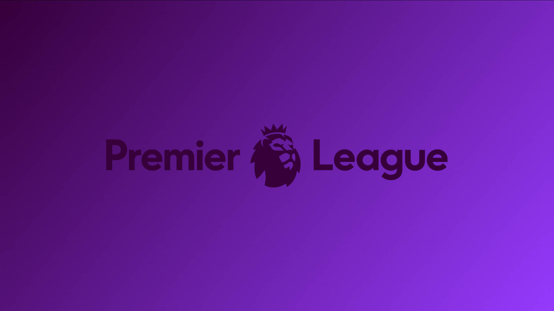 Premier League In Purple Background
