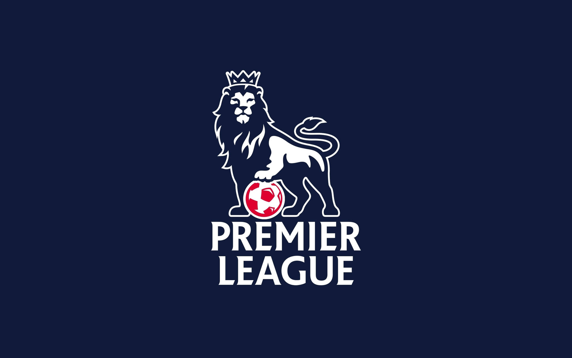 Premier League Logo In Blue Background