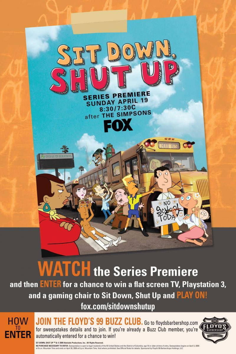 Premier Poster Of Sit Down, Shut Up Tv Show Background