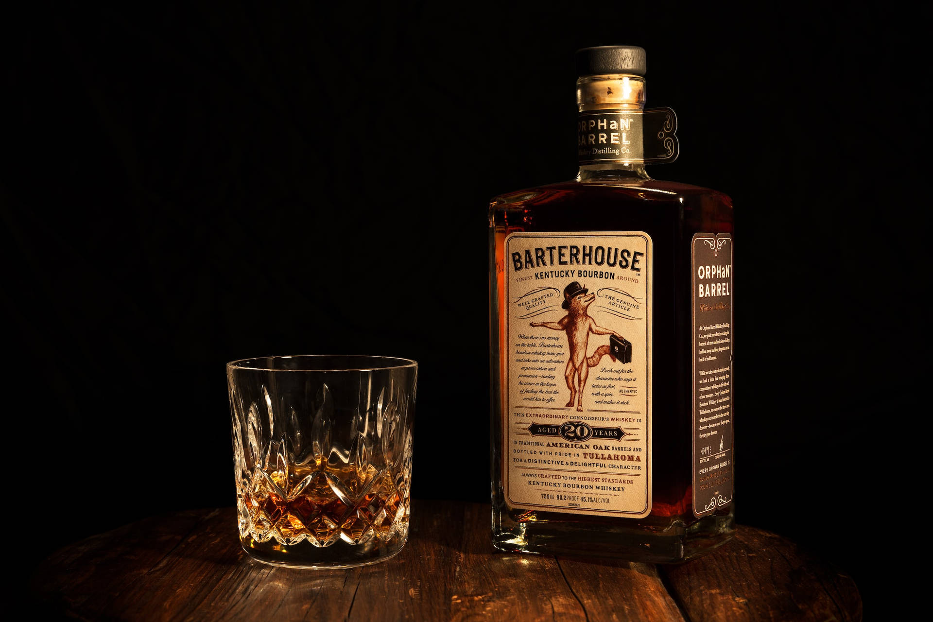 Premium Barterhouse Whiskey Bottle