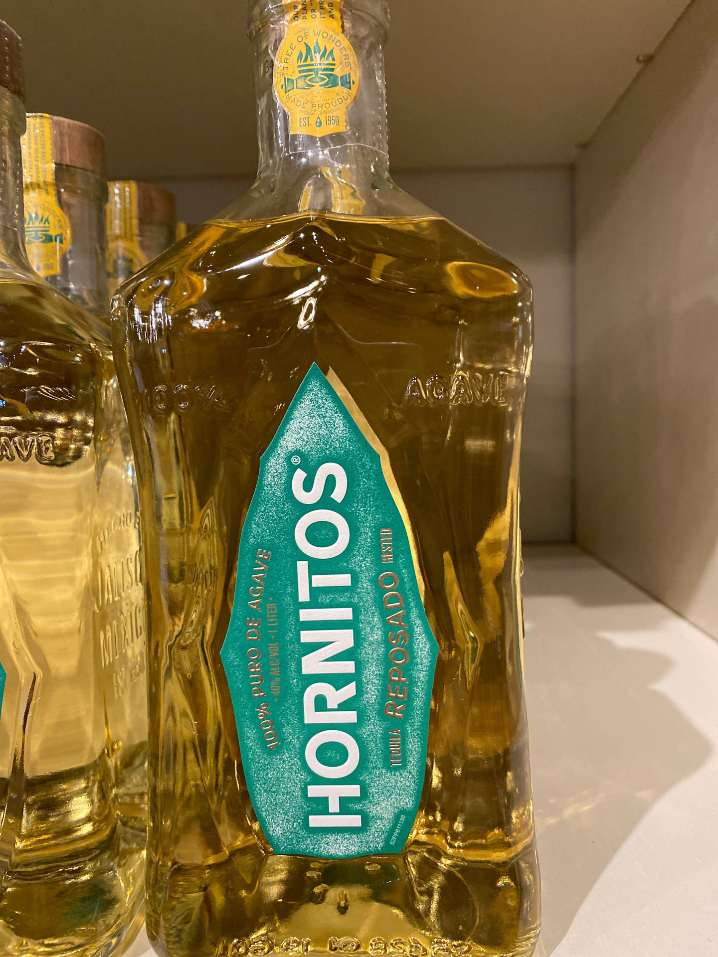 Premium Hornitos Reposado Tequila Bottles