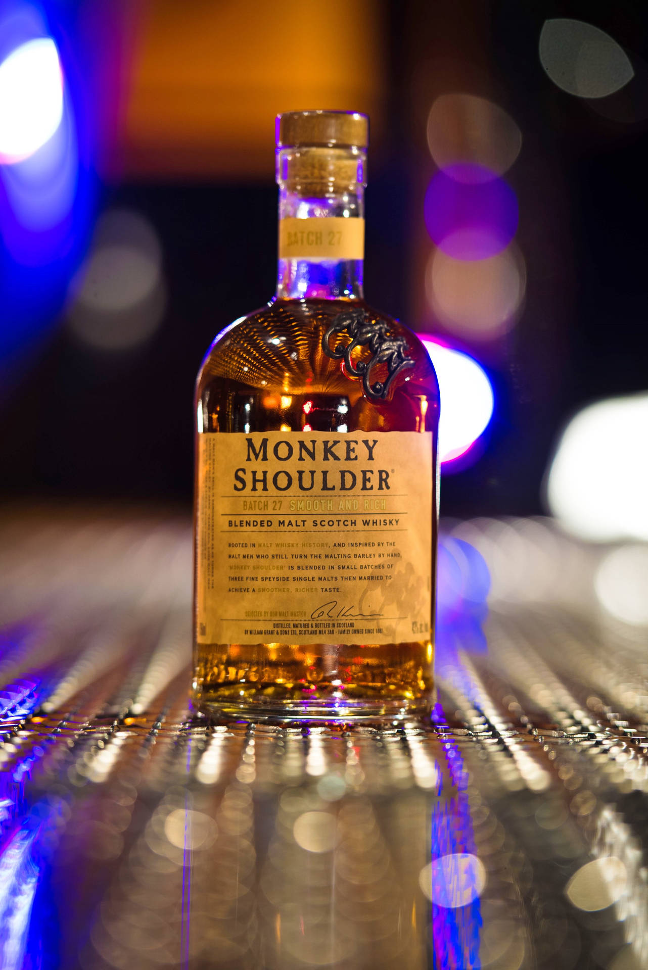 Premium Monkey Shoulder Whisky Bottle