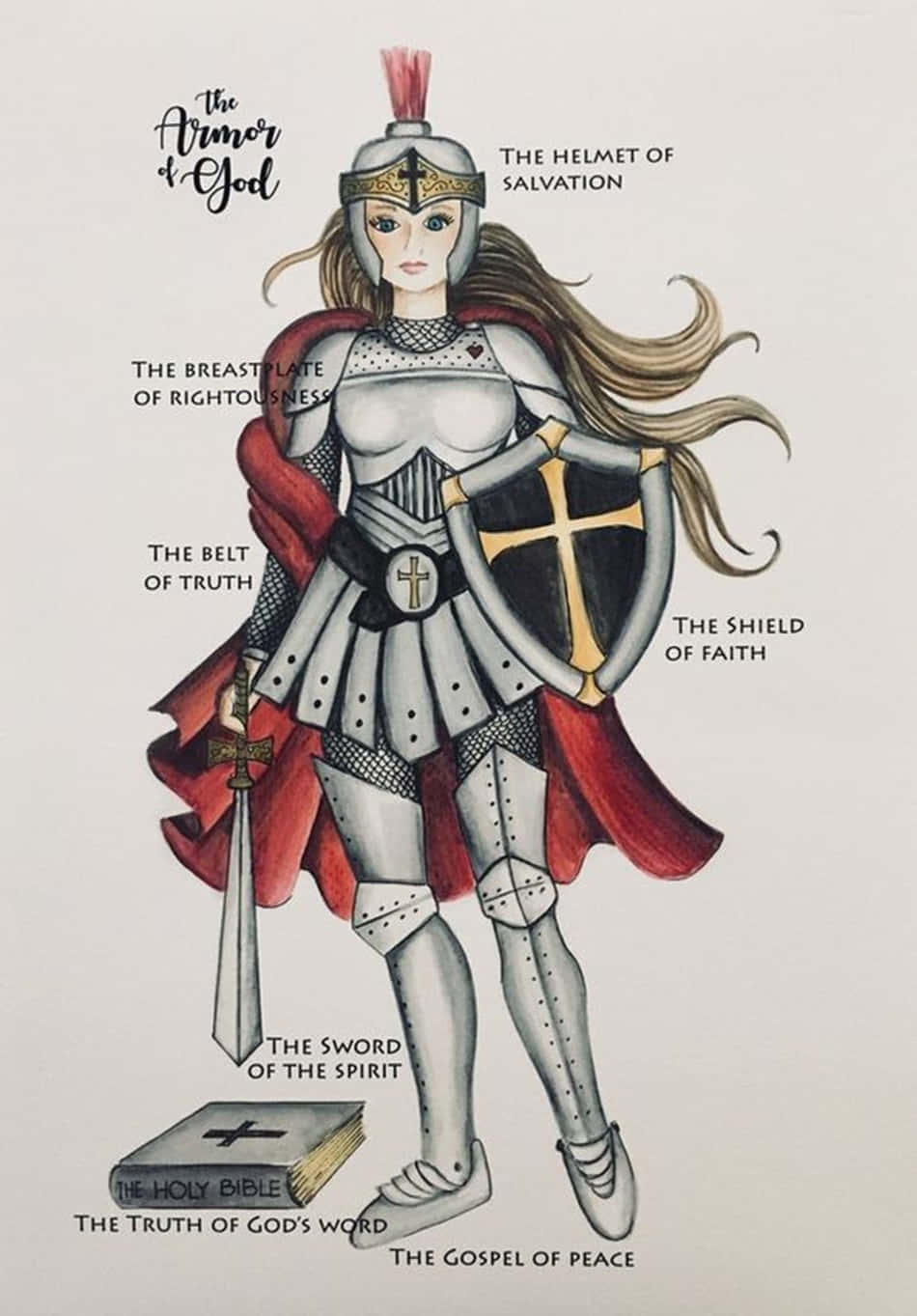 Prepare For Battle With The Armor Of God Background