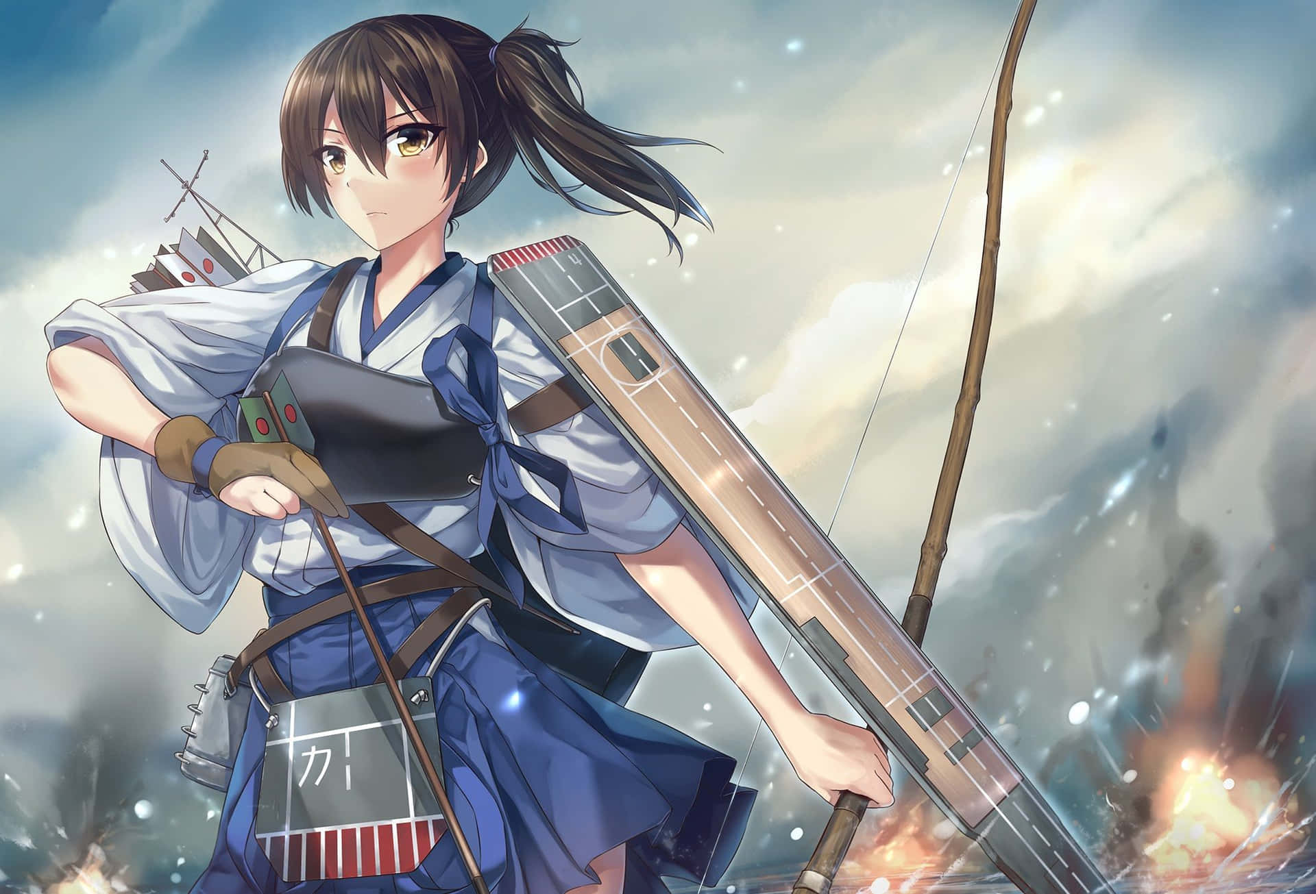 Prepare For Battle With The Girls Of Kancolle Background