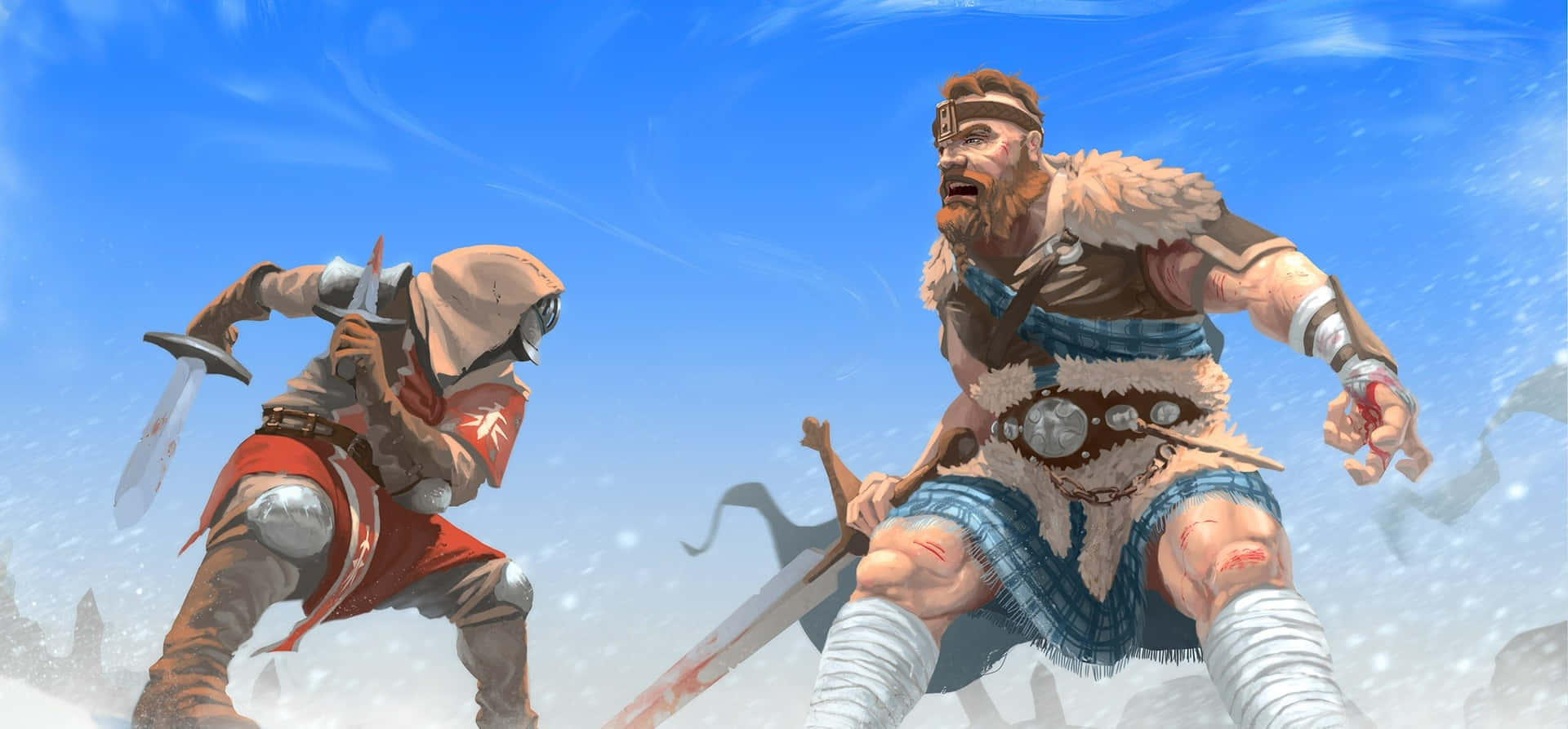 Prepare For Battle With The Highlanders In For Honor Background