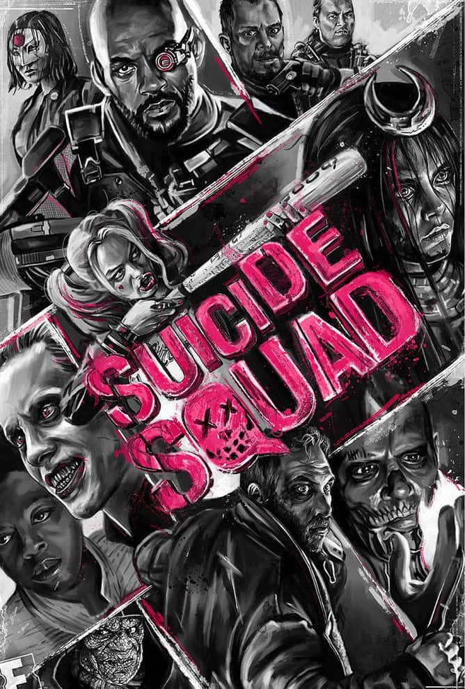 Prepare For Epic Battles With The Suicide Squad Background
