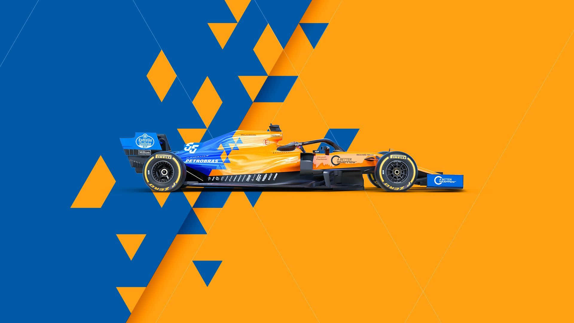 Prepare For Victory In Mclaren Formula 1 Background