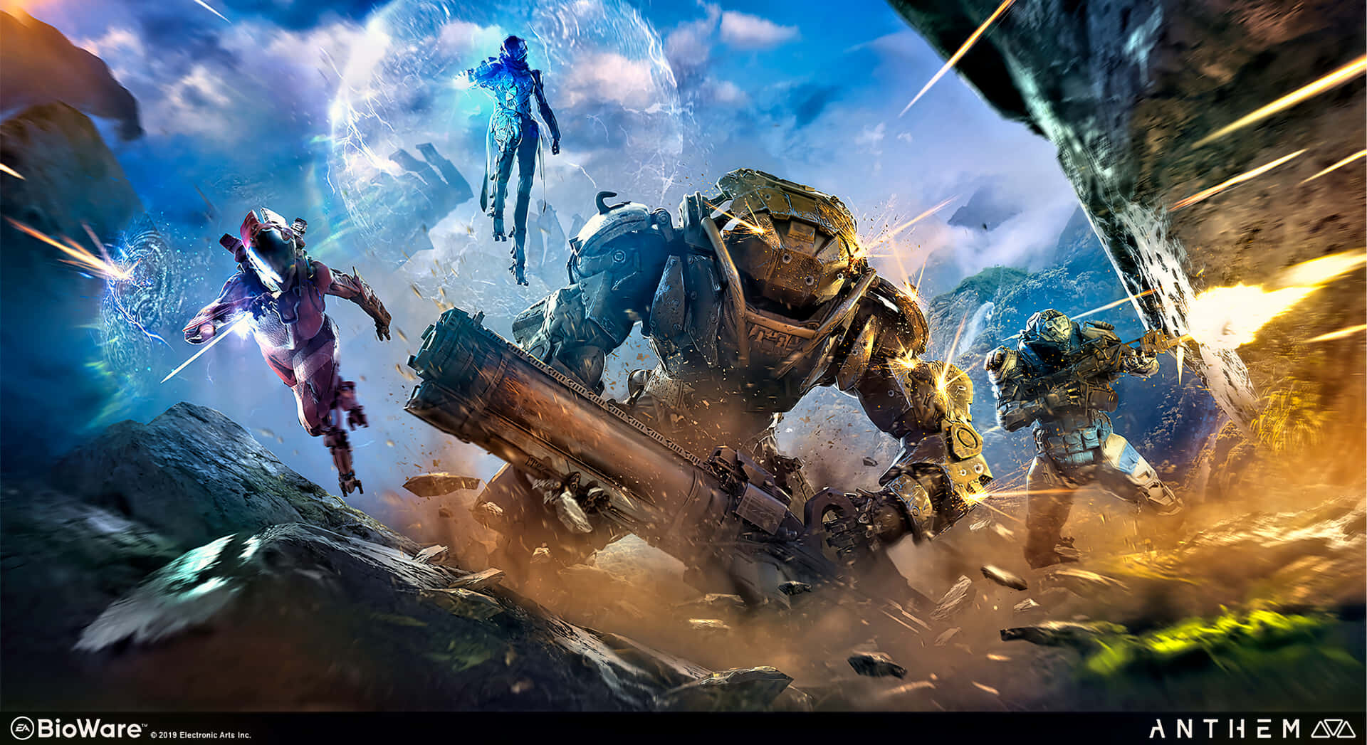 Prepare To Experience An Epic Journey In Anthem Background