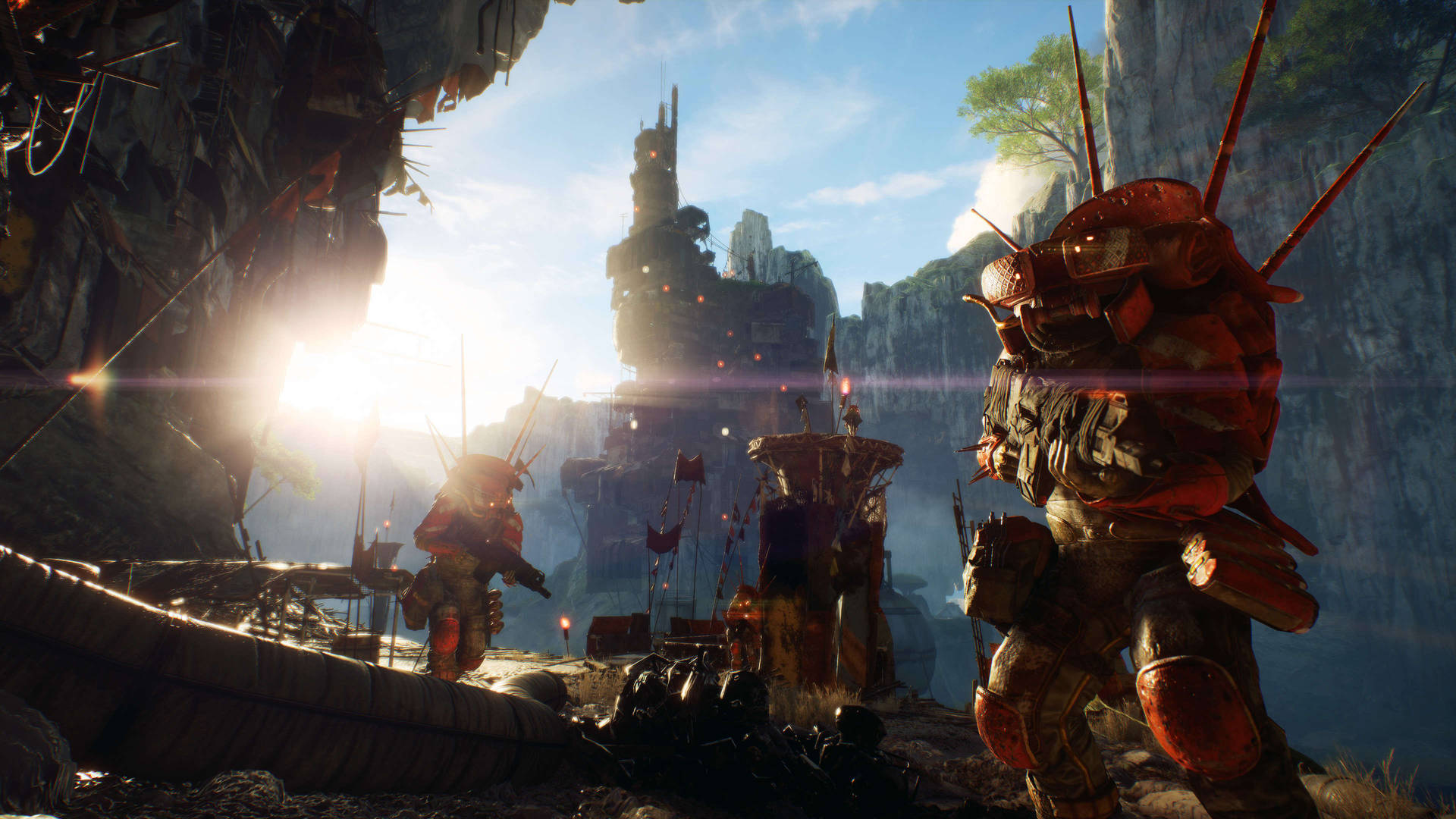 Prepare To Take On The Dangerous And Beautiful World Of Anthem Background