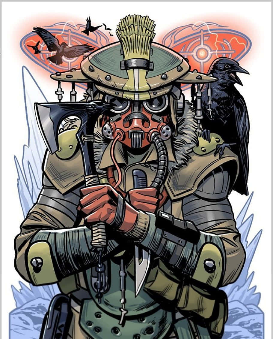 Prepare Yourself For An Intense Battle With Apex Legends Bloodhound Background