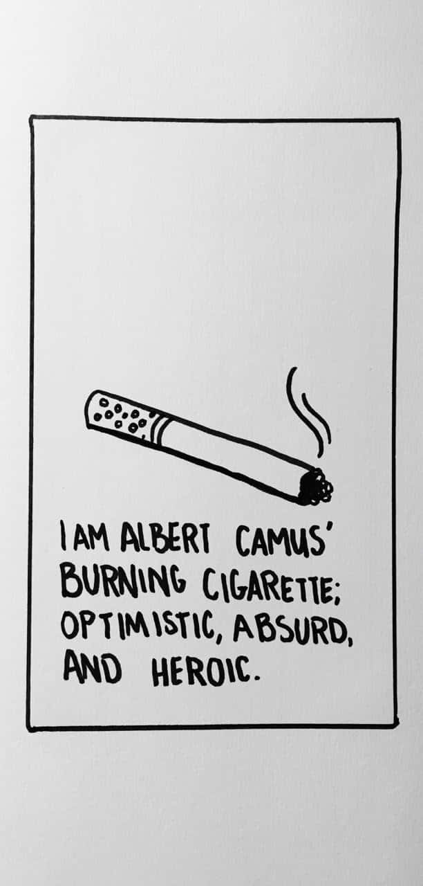 Preposterous Text Graphics Background