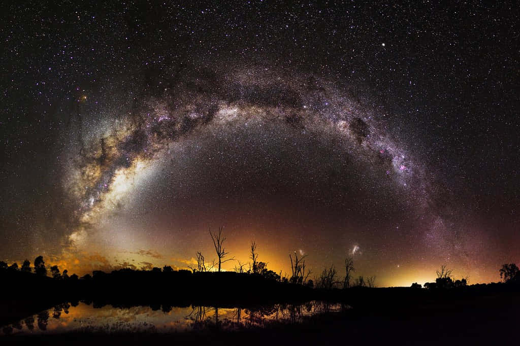 Preposterous View Of The Milky Way Background