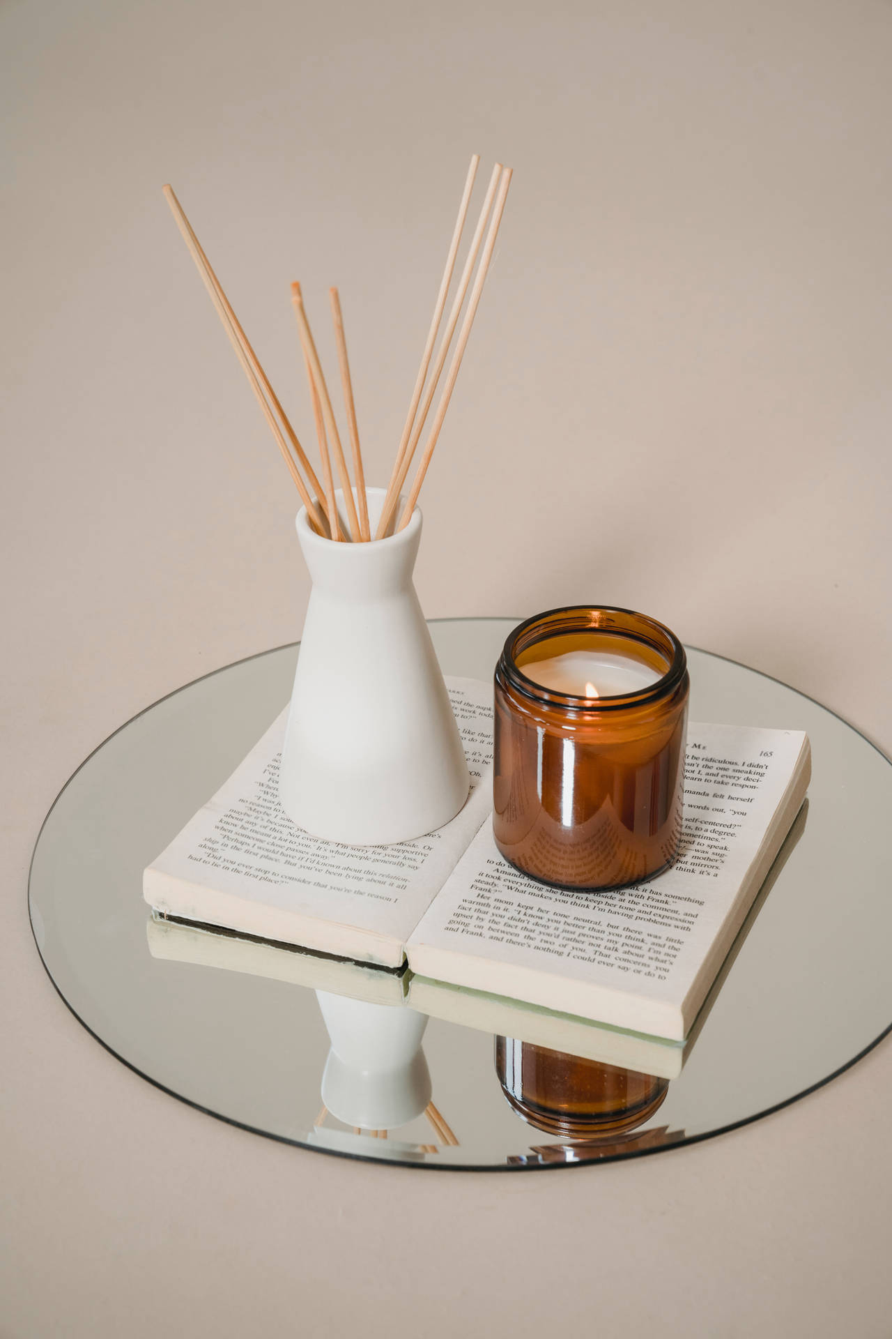 Preppy Aesthetic Candle Incense Book
