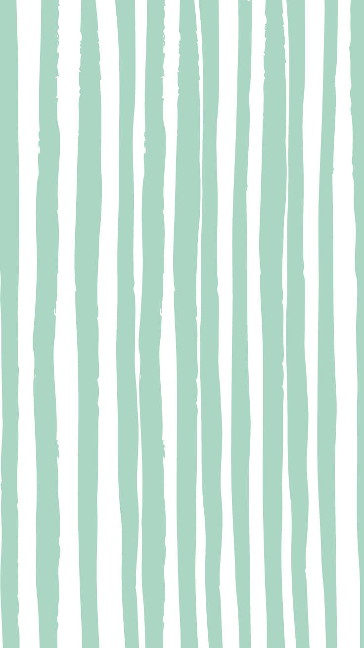 Preppy Mint Stripes Background