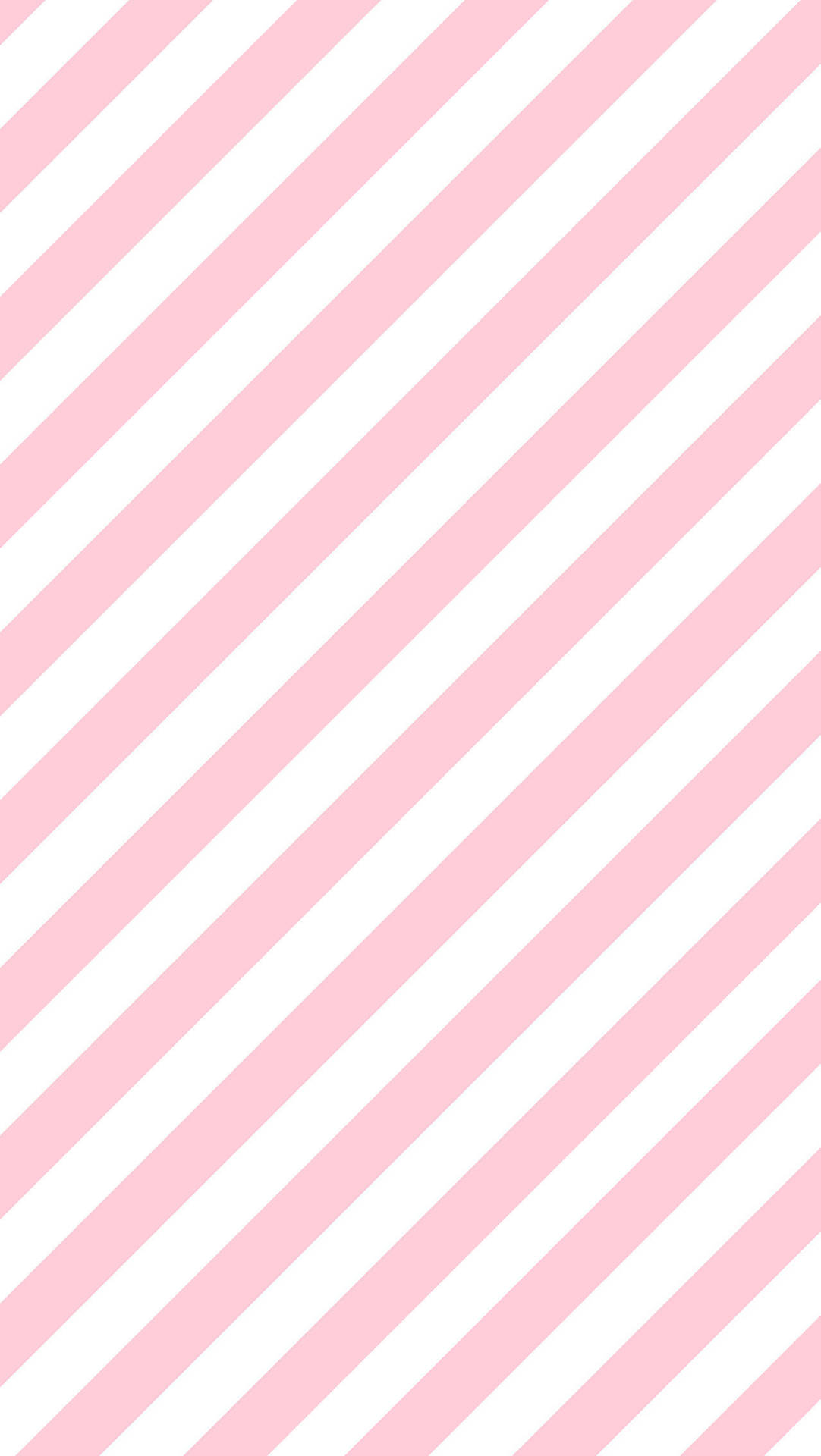Preppy Pink And White Stripes Background