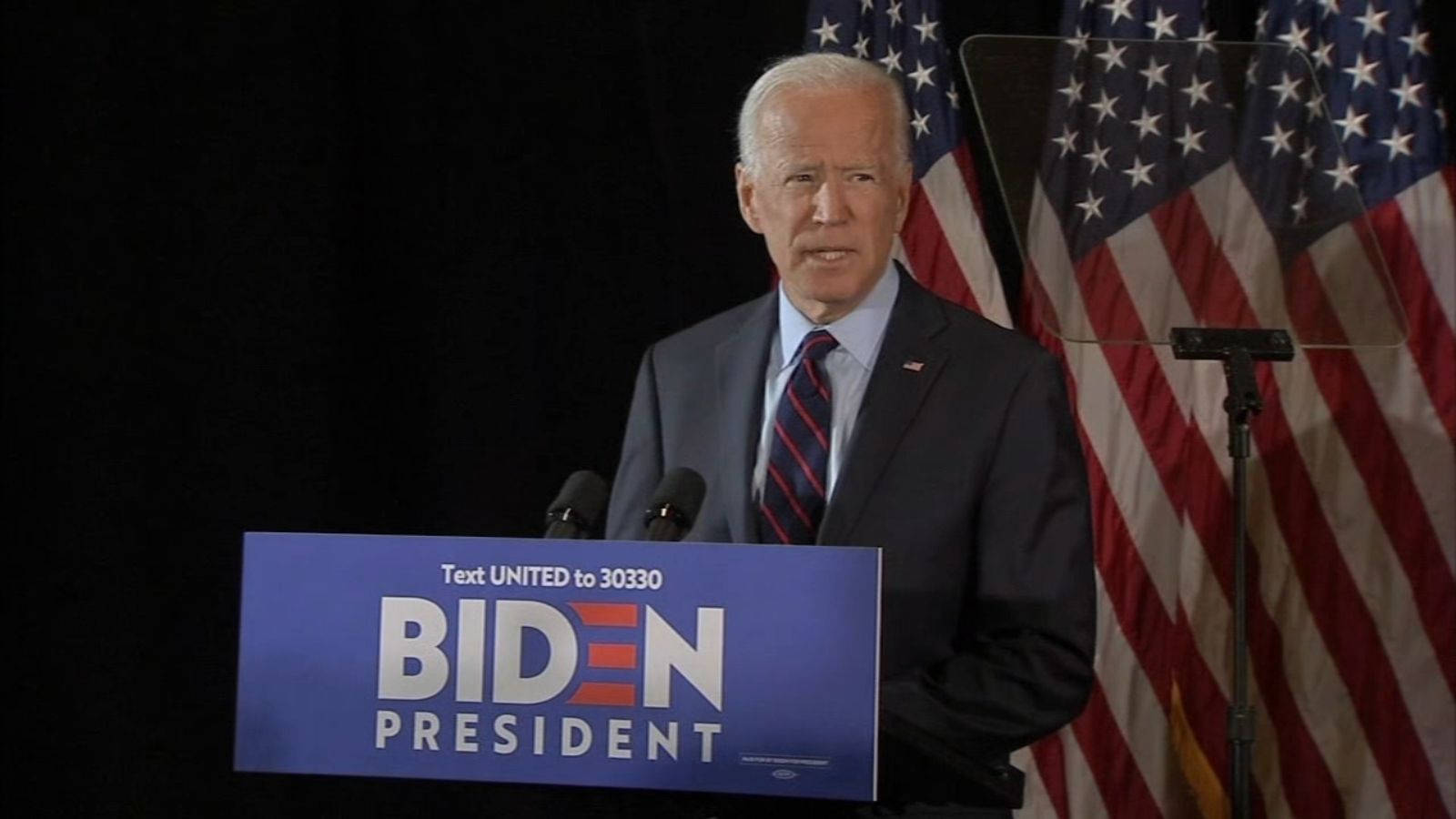 President Joe Biden Speaks Out. Background