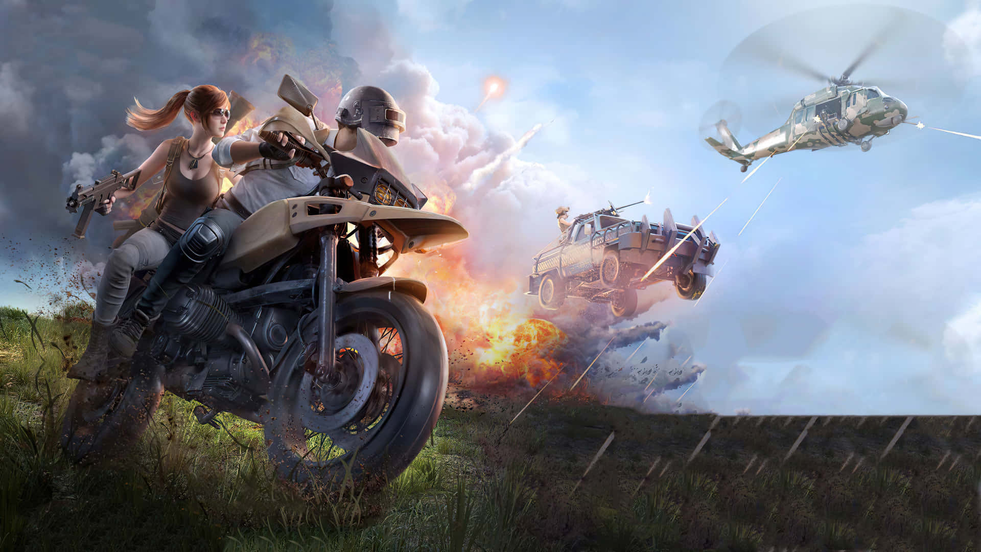 Pressure Is On As Teams Face Off In Playerunknown's Battlegrounds (pubg) Season 17 Background