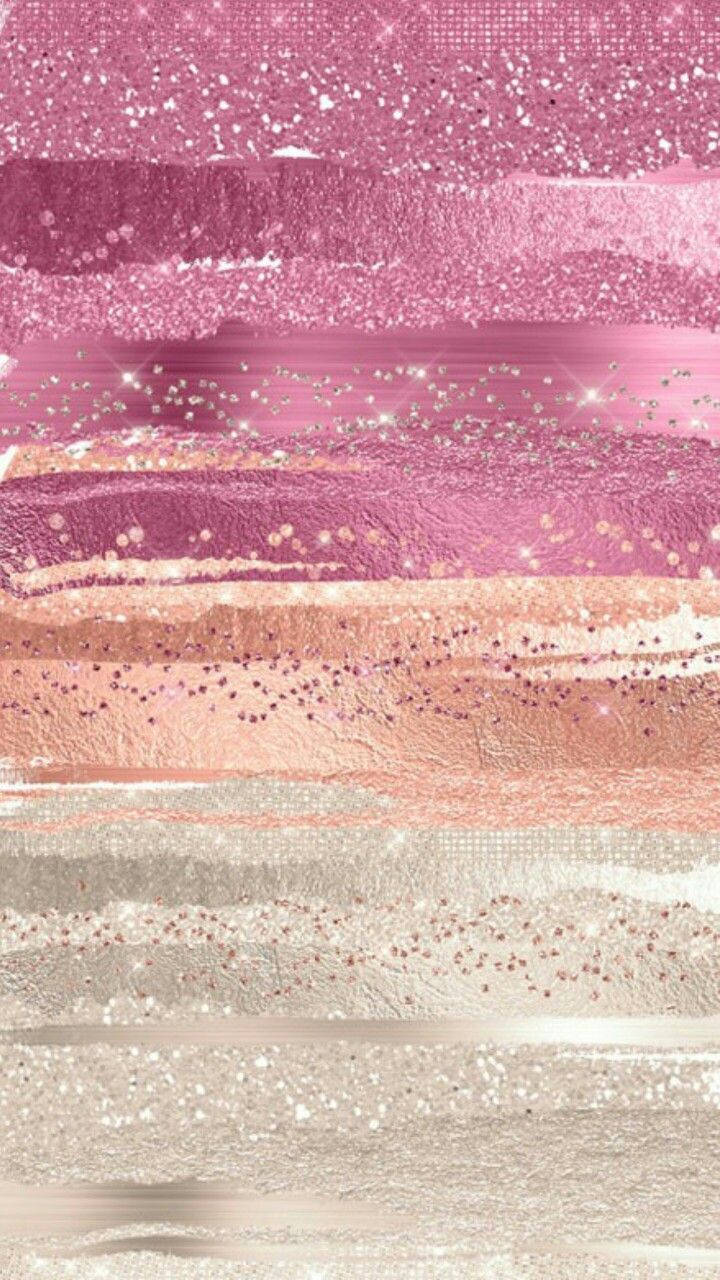 Pretty Background Gold Pink Orange