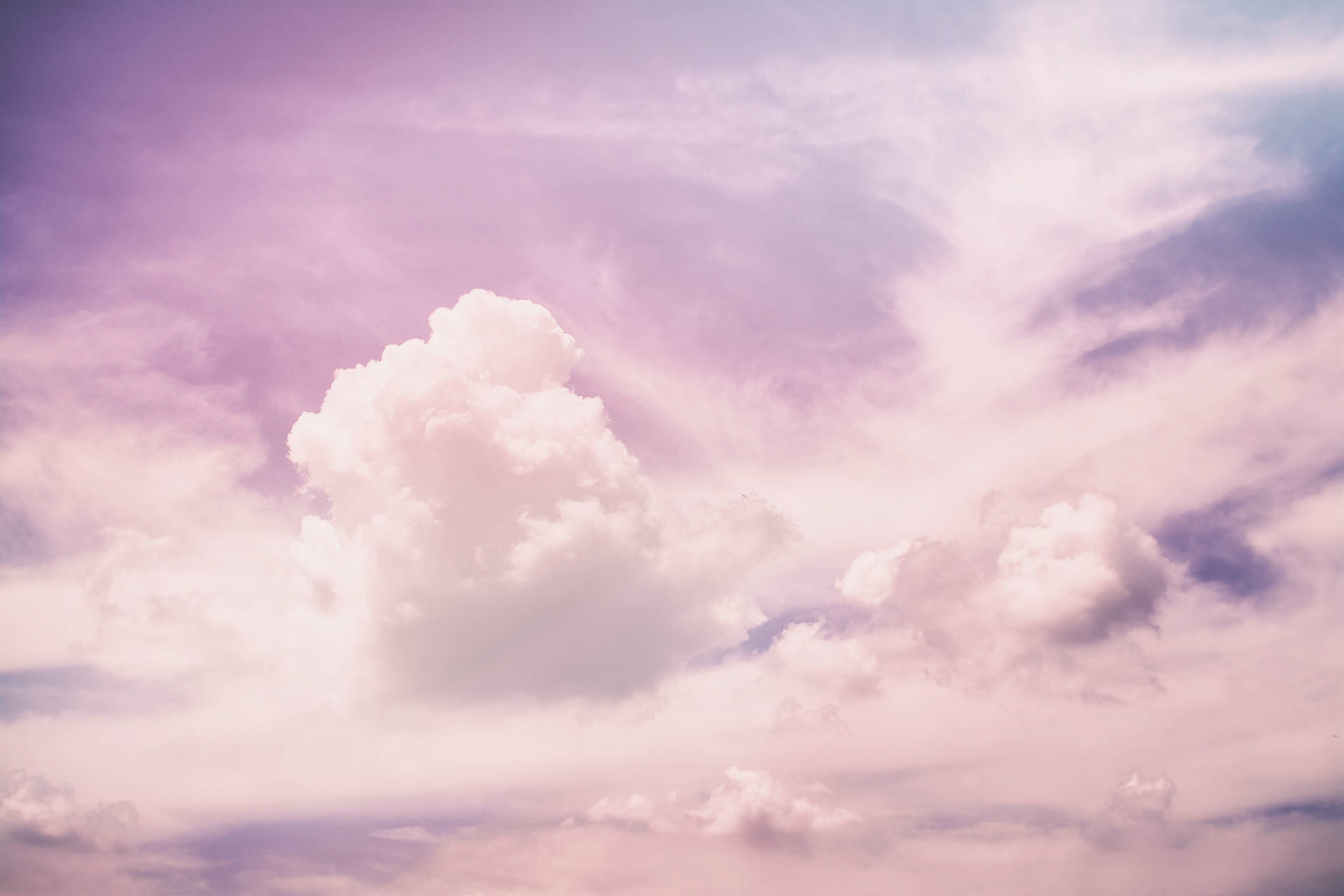 Pretty Background Pink Sky Clouds Background