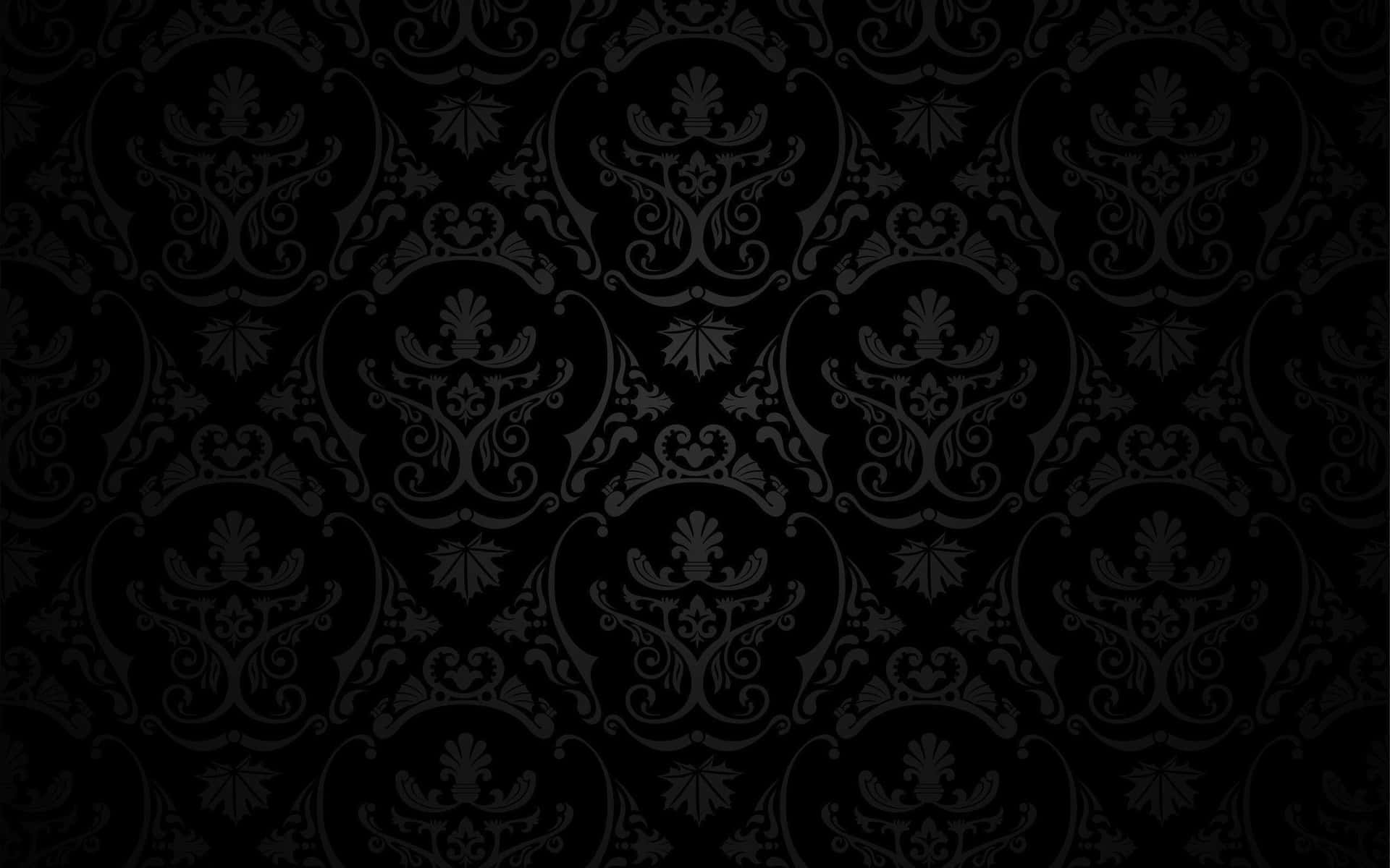 Pretty Black Intricate Patterns Background