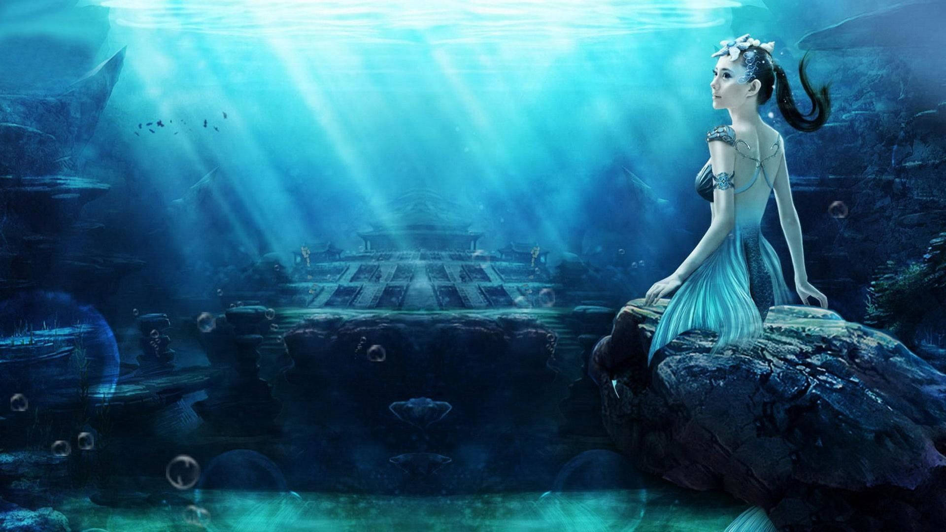Pretty Desktop Mermaid Sea