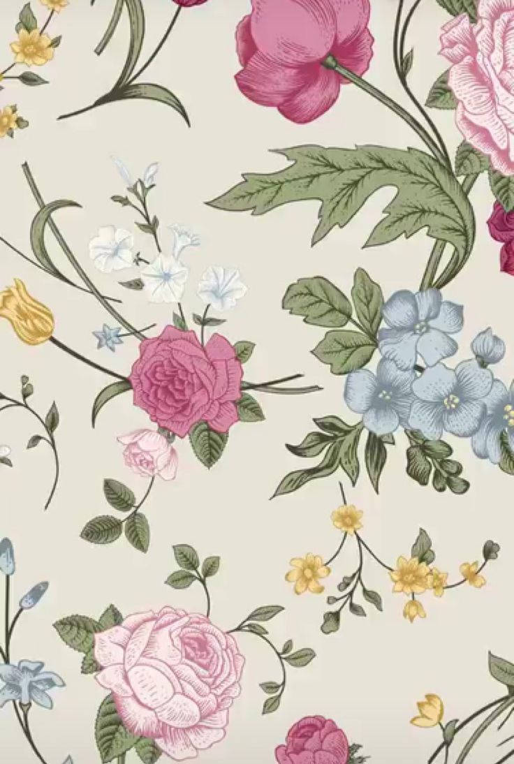 Pretty Floral Iphone Background