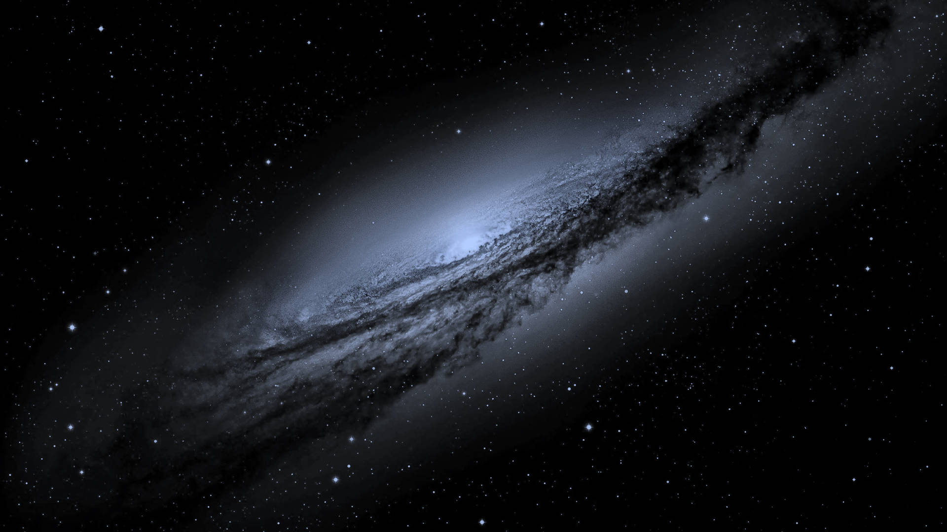 Pretty Galaxy Black Dwarf Background
