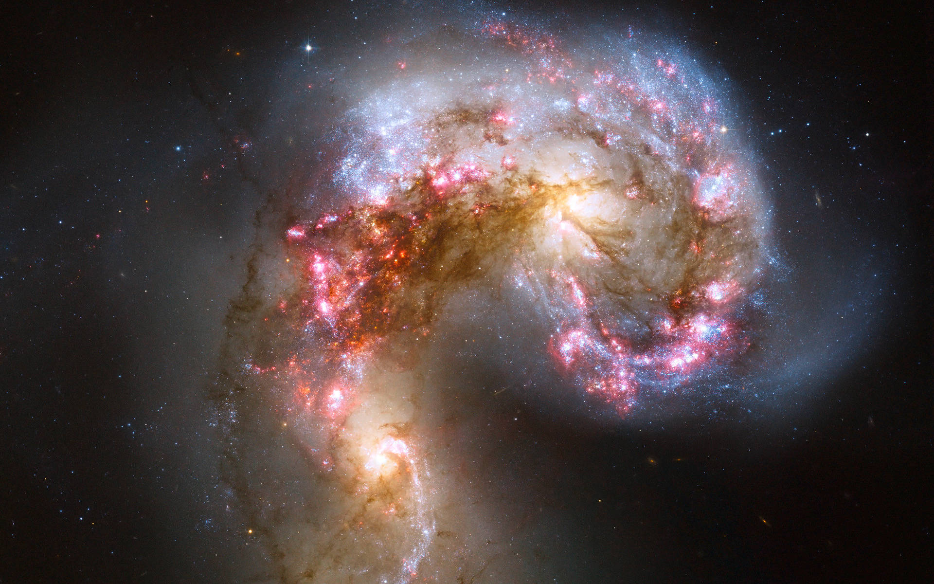 Pretty Galaxy Cluster Background