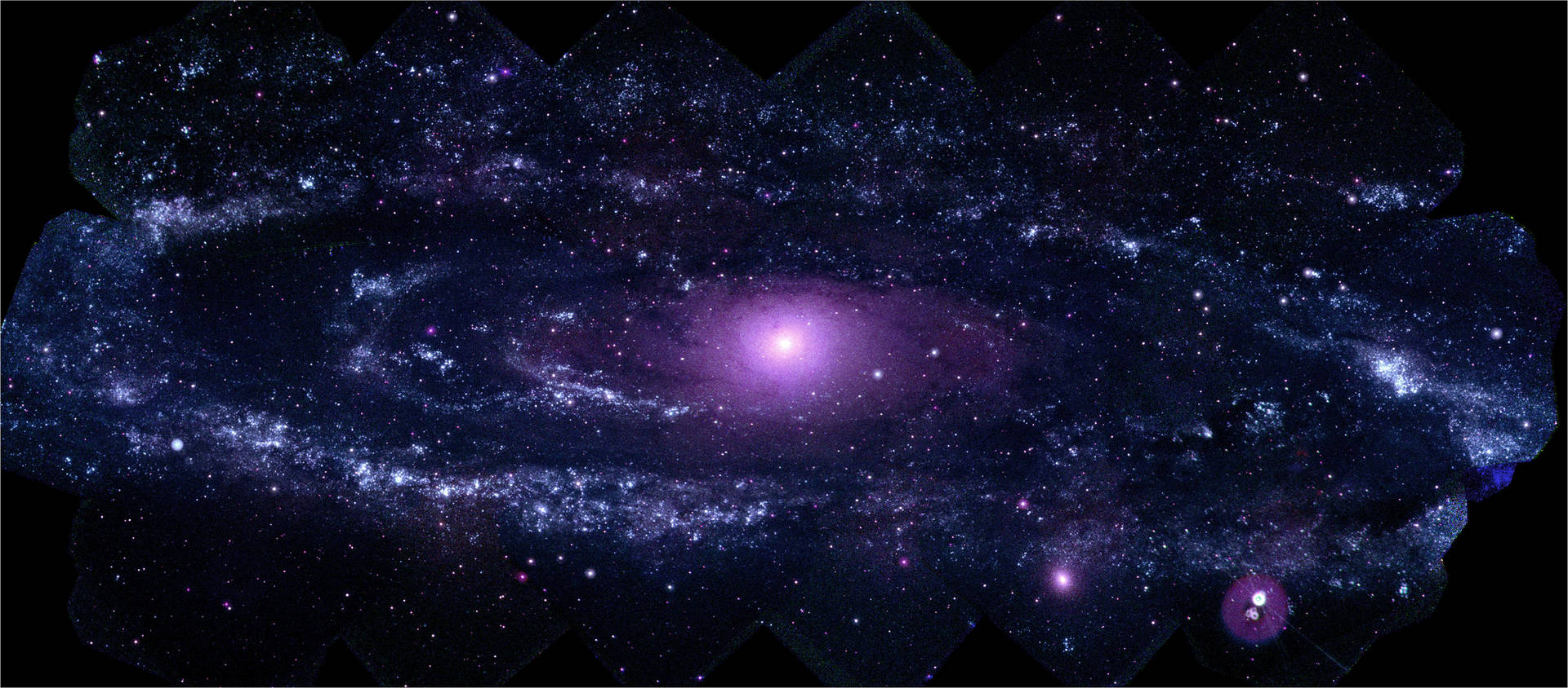 Pretty Galaxy Purple Background