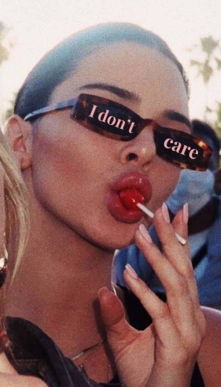 Pretty Girl I Don't Care Background