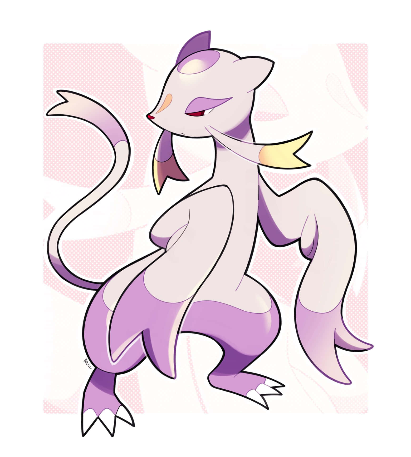 Pretty Mienshao Background