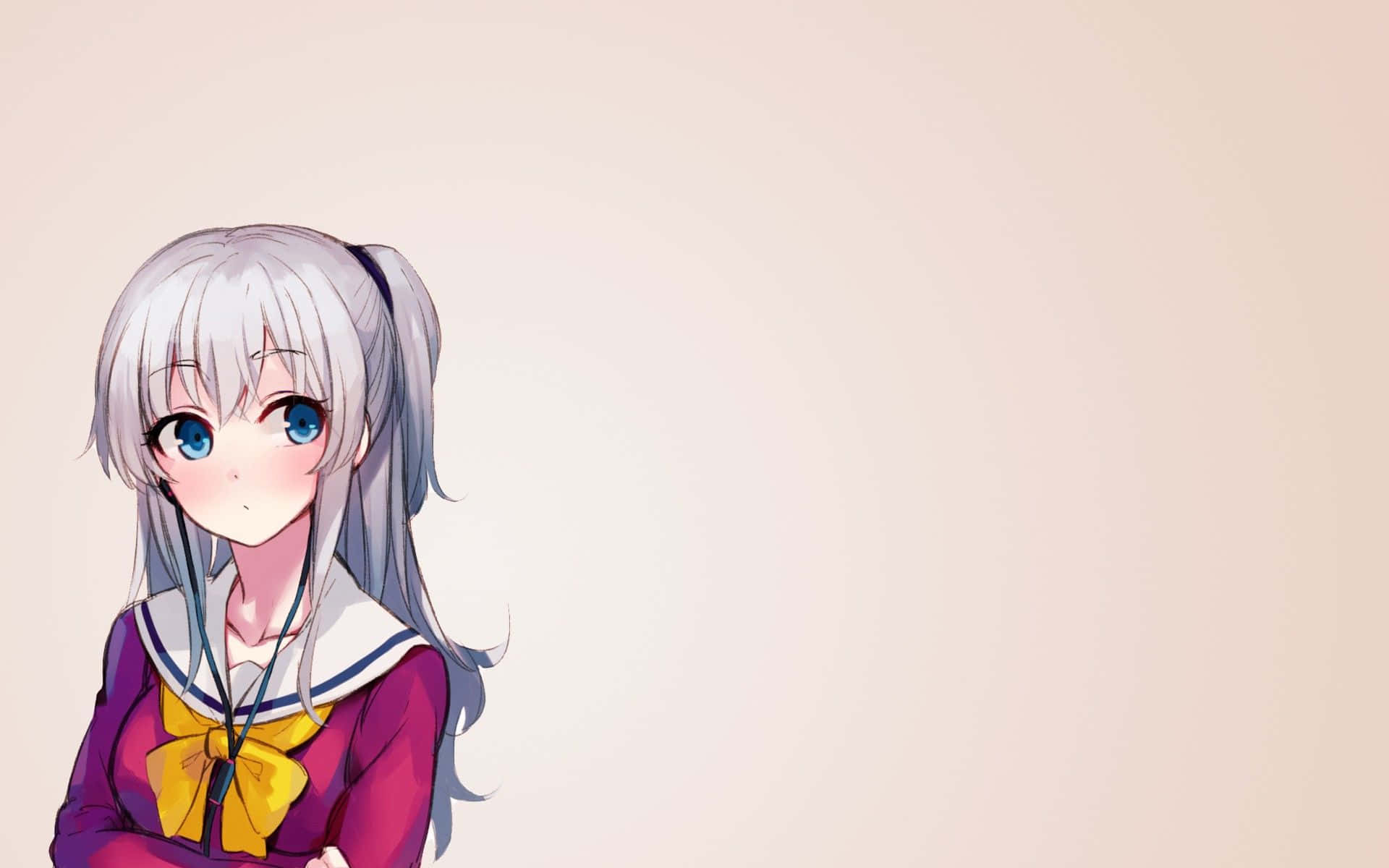 Pretty Nao Tomori Simple Anime Background