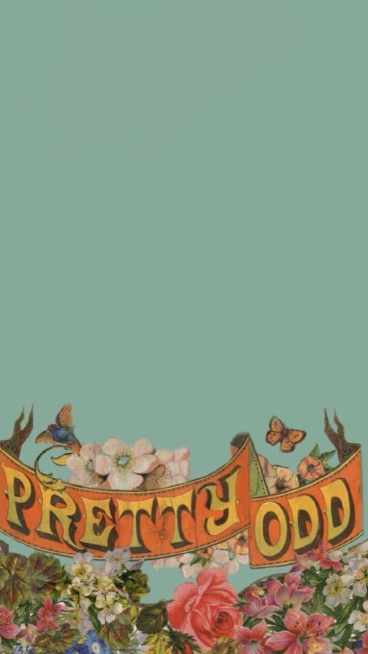 Pretty_ Odd_ Floral_ Banner_i Phone_ Wallpaper Background