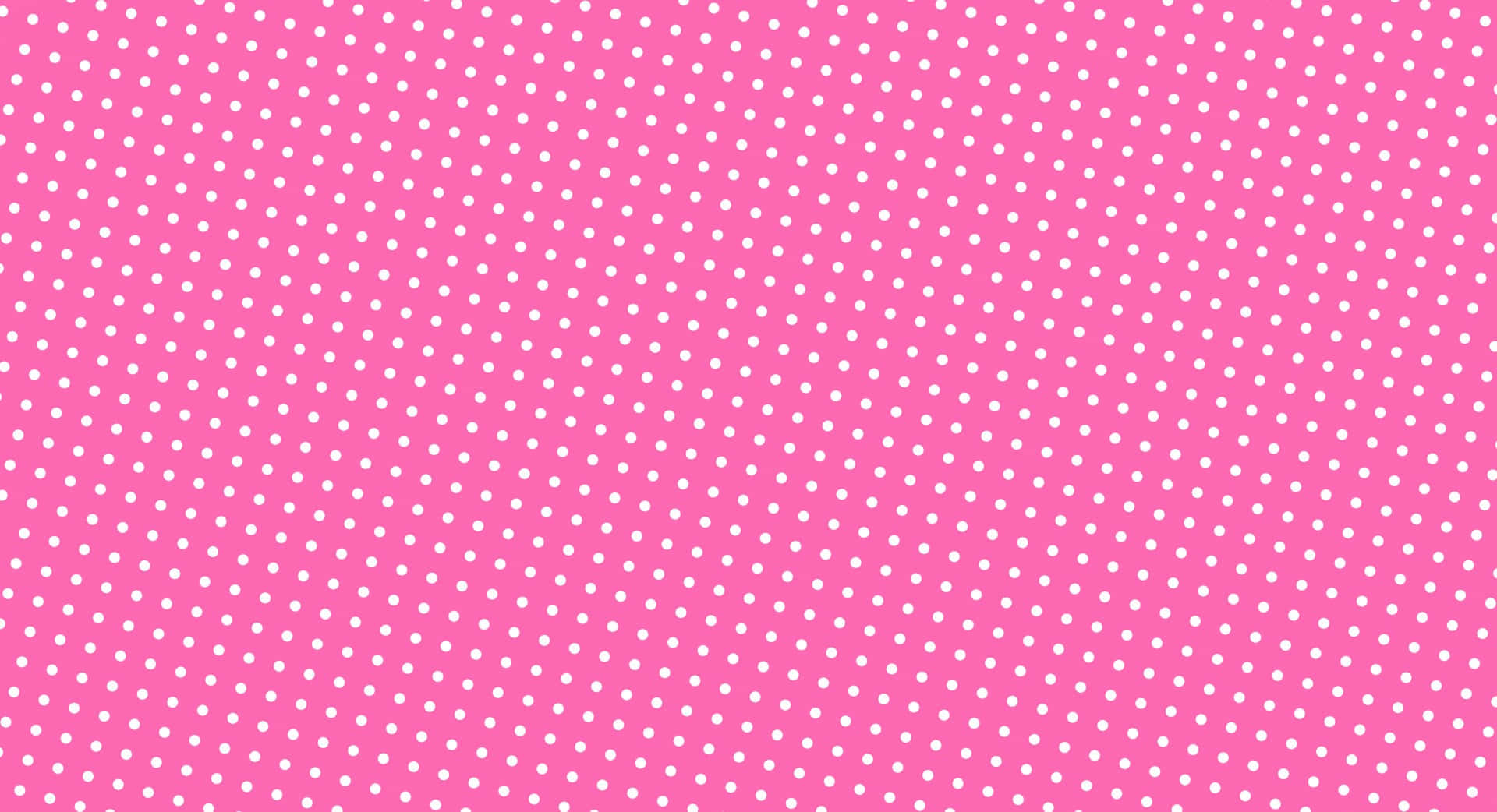 Pretty Pink And White Polka Dot Pattern Background