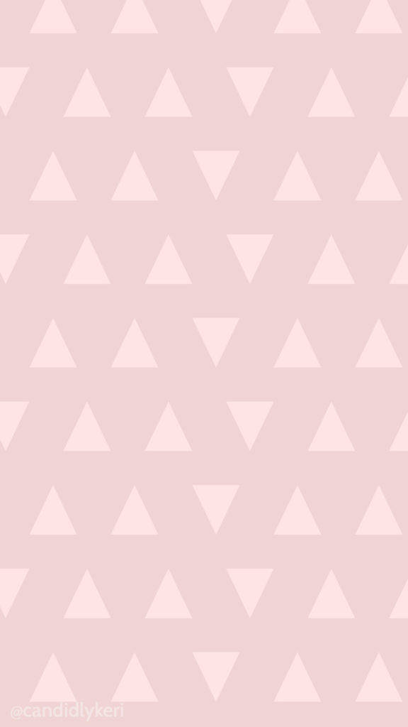 Pretty Pink Triangles Background