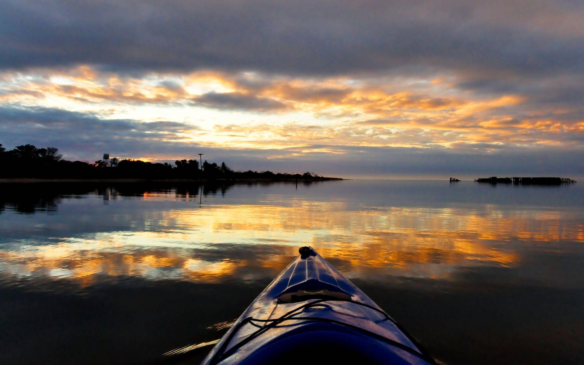 Pretty Sky During Kayaking