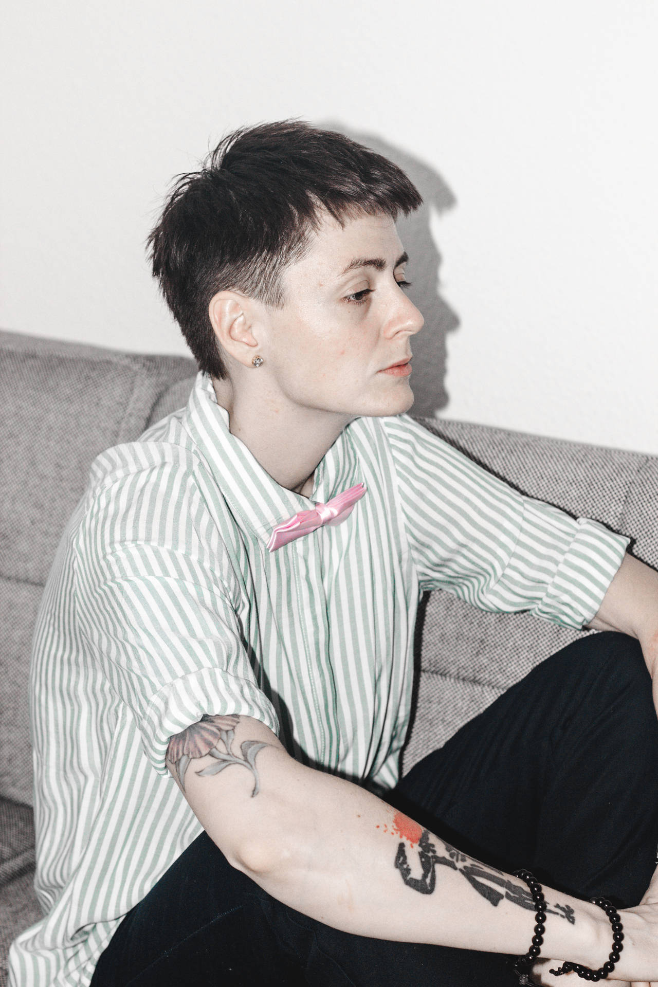 Pretty Tattooed Tomboy Background