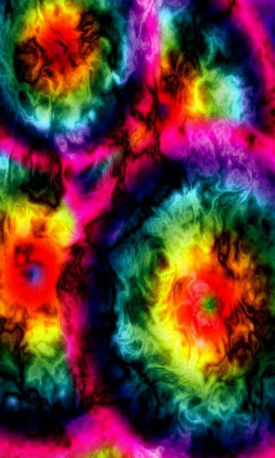 Pretty Tie Dye Colorful Background