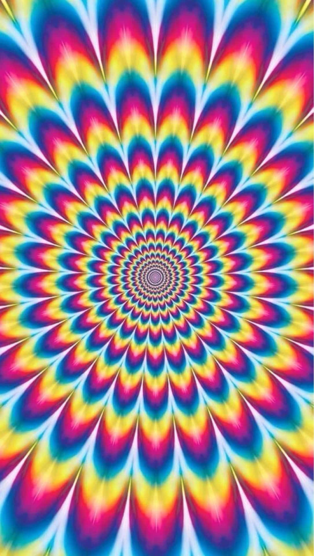 Pretty Tie Dye Optical Illusion Background