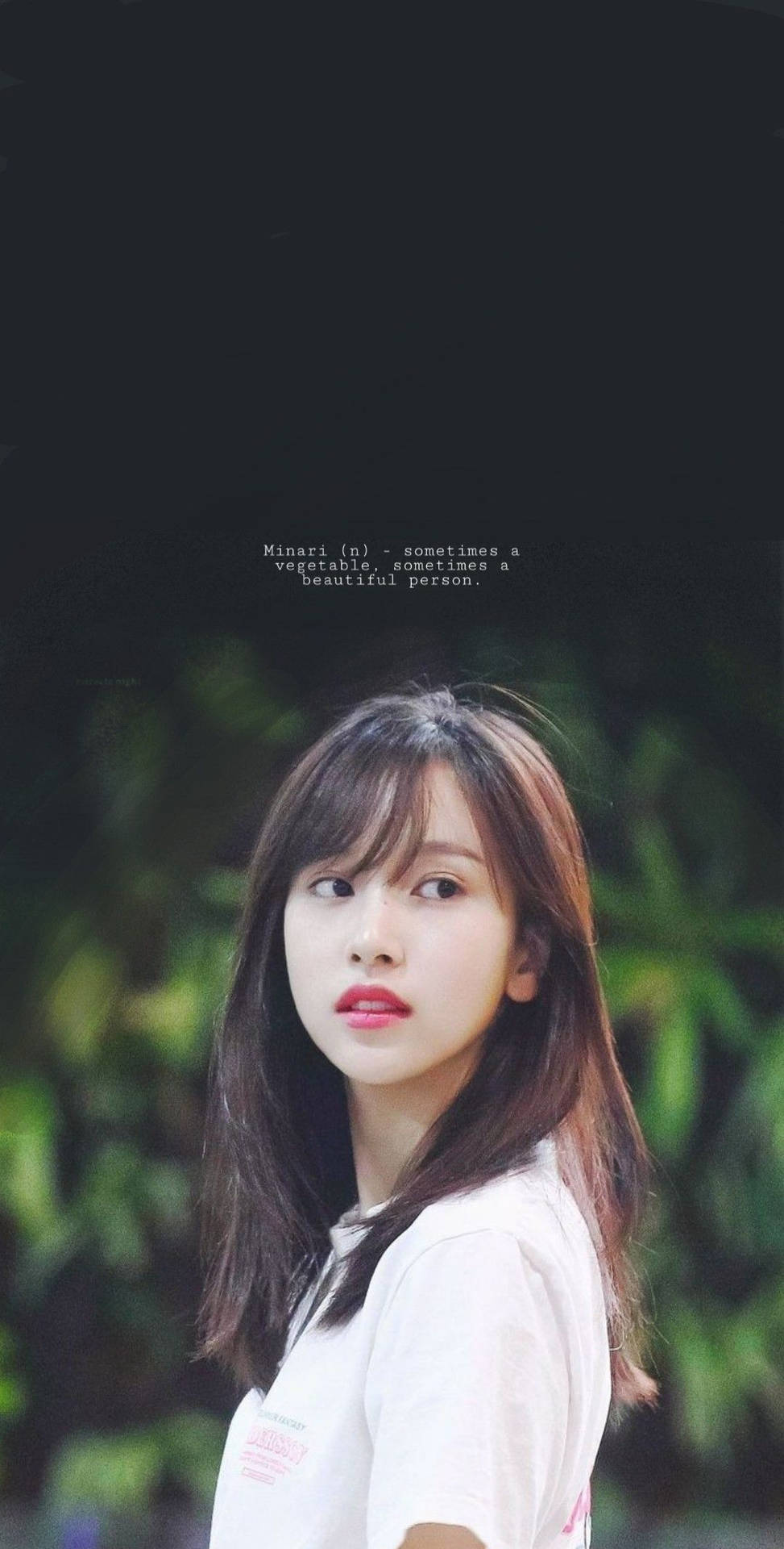 Pretty Twice Mina Lock Screen Background