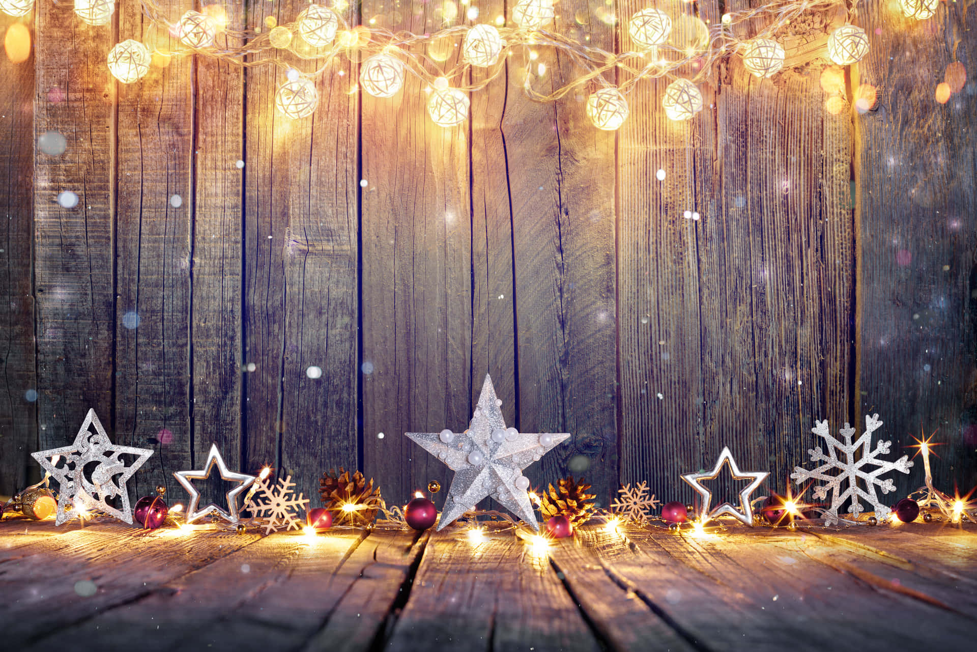 Pretty Vintage Christmas Background