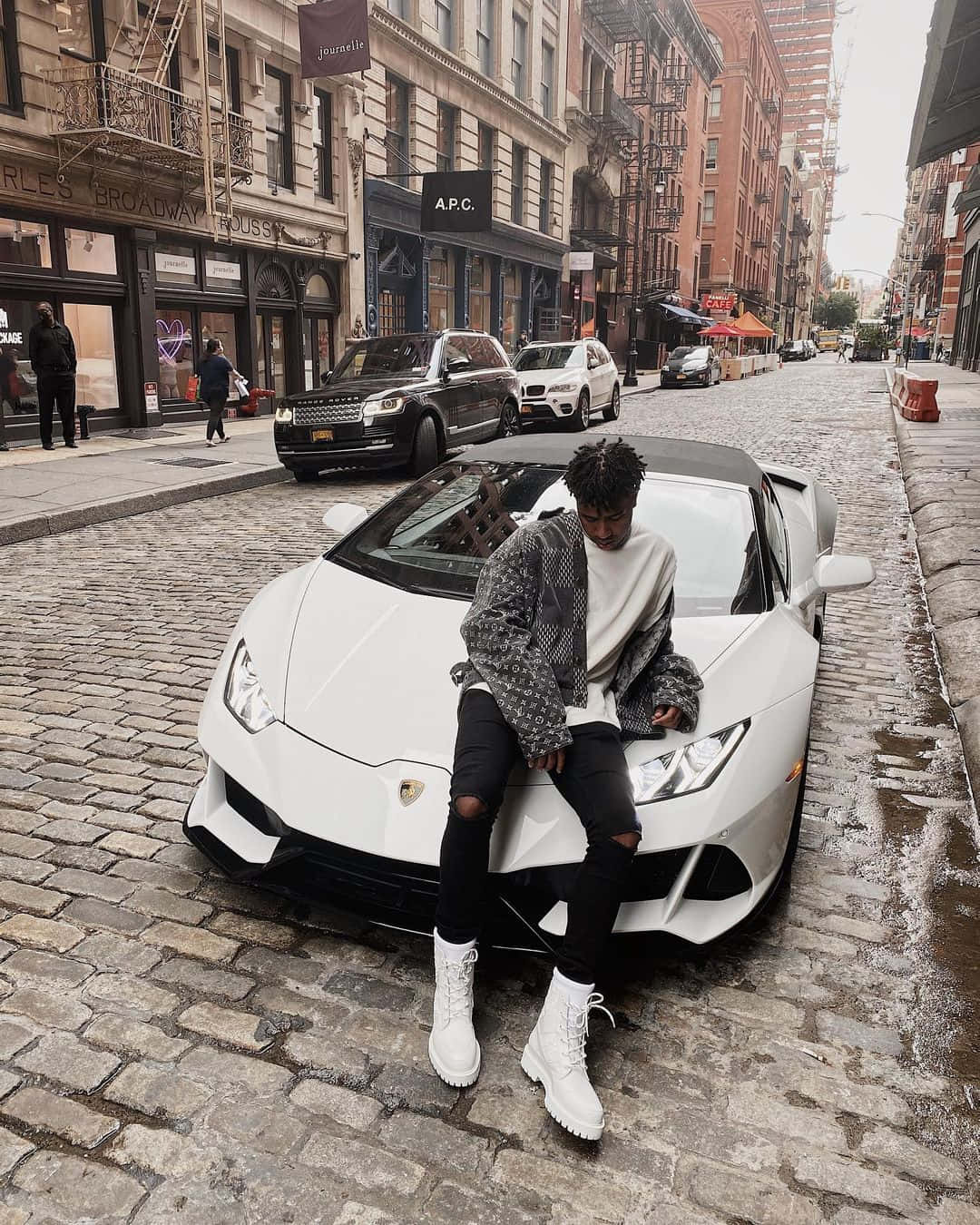 Prettyboyfredo On White Lamborghini Car Background