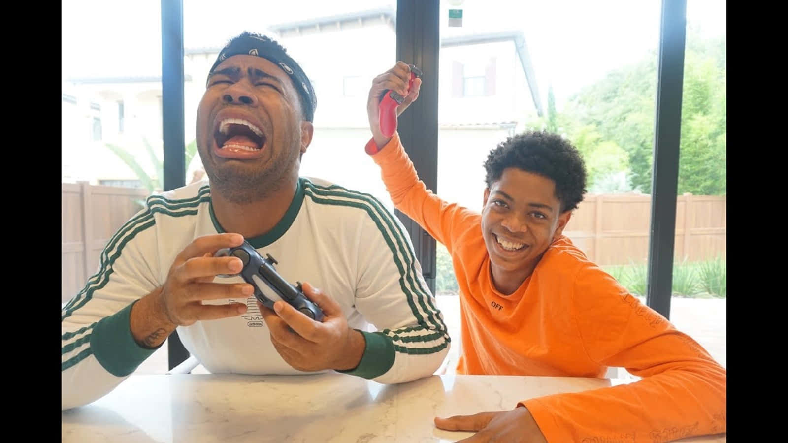 Prettyboyfredo Taking A Break For A Game Of Basketball Background