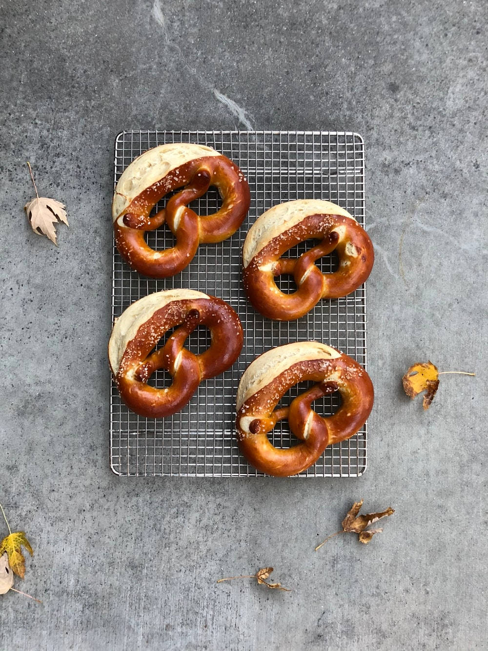 Pretzels In A Baking Tray